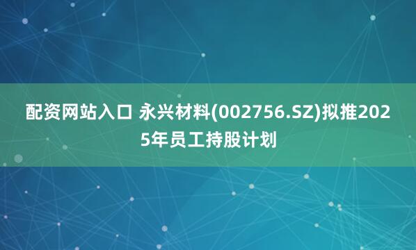 配资网站入口 永兴材料(002756.SZ)拟推2025年员工持股计划