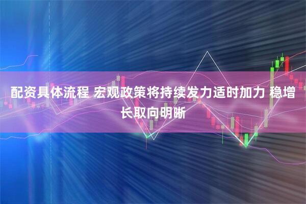 配资具体流程 宏观政策将持续发力适时加力 稳增长取向明晰